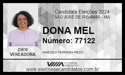 Candidato DONA MEL 2024 - SÃO JOSÉ DE RIBAMAR - Eleições