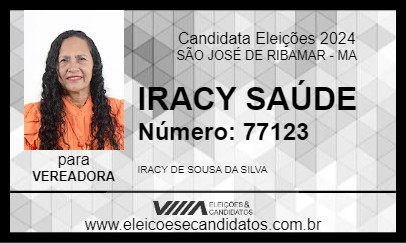 Candidato IRACY SAÚDE 2024 - SÃO JOSÉ DE RIBAMAR - Eleições