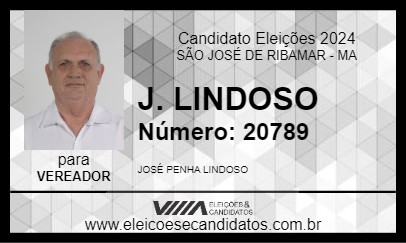 Candidato J. LINDOSO 2024 - SÃO JOSÉ DE RIBAMAR - Eleições