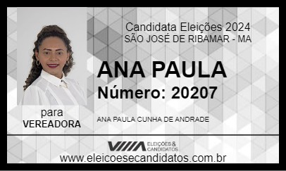 Candidato ANA PAULA 2024 - SÃO JOSÉ DE RIBAMAR - Eleições