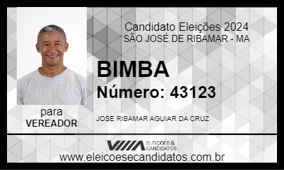 Candidato BIMBA 2024 - SÃO JOSÉ DE RIBAMAR - Eleições