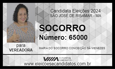 Candidato SOCORRO 2024 - SÃO JOSÉ DE RIBAMAR - Eleições