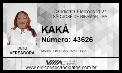 Candidato KAKÁ 2024 - SÃO JOSÉ DE RIBAMAR - Eleições