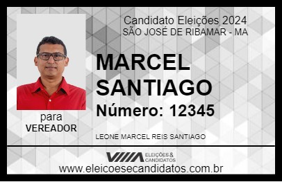 Candidato MARCEL SANTIAGO 2024 - SÃO JOSÉ DE RIBAMAR - Eleições