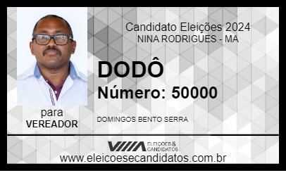 Candidato DODÔ 2024 - NINA RODRIGUES - Eleições