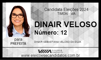 Candidato DINAIR VELOSO 2024 - TIMON - Eleições