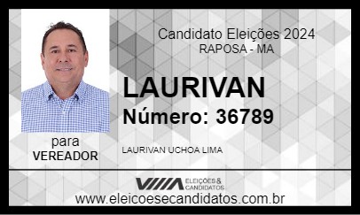 Candidato LAURIVAN 2024 - RAPOSA - Eleições