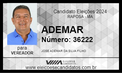 Candidato ADEMAR 2024 - RAPOSA - Eleições