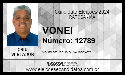 Candidato VONEI 2024 - RAPOSA - Eleições