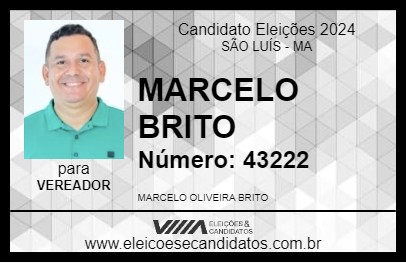 Candidato MARCELO BRITO 2024 - SÃO LUÍS - Eleições