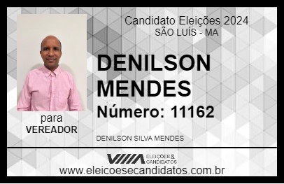 Candidato DENILSON MENDES 2024 - SÃO LUÍS - Eleições