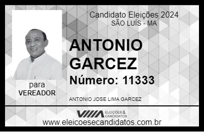 Candidato ANTONIO GARCEZ 2024 - SÃO LUÍS - Eleições