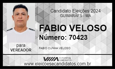 Candidato FABIO VELOSO 2024 - GUIMARÃES - Eleições