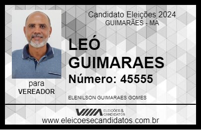 Candidato LEÓ GUIMARAES 2024 - GUIMARÃES - Eleições