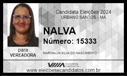 Candidato NALVA 2024 - URBANO SANTOS - Eleições