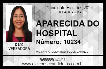 Candidato APARECIDA DO HOSPITAL 2024 - BELÁGUA - Eleições