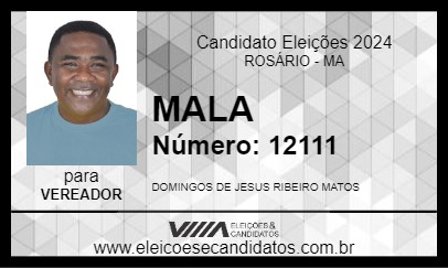 Candidato MALA 2024 - ROSÁRIO - Eleições