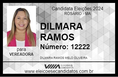 Candidato DILMARA RAMOS 2024 - ROSÁRIO - Eleições