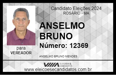 Candidato ANSELMO BRUNO 2024 - ROSÁRIO - Eleições