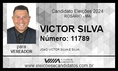 Candidato VICTOR SILVA 2024 - ROSÁRIO - Eleições