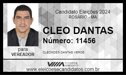 Candidato CLEO DANTAS 2024 - ROSÁRIO - Eleições