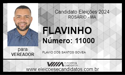 Candidato FLAVINHO 2024 - ROSÁRIO - Eleições