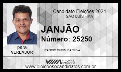 Candidato JANJÃO 2024 - SÃO LUÍS - Eleições