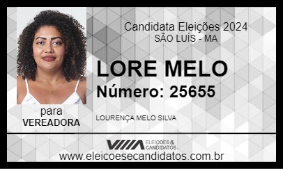 Candidato LORE MELO 2024 - SÃO LUÍS - Eleições