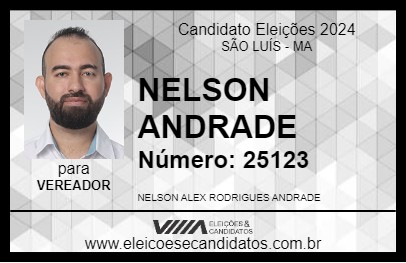 Candidato NELSON ANDRADE 2024 - SÃO LUÍS - Eleições