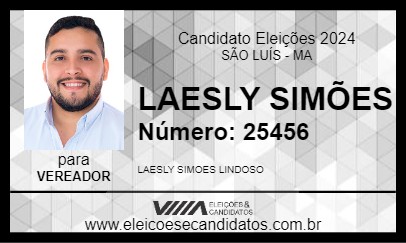 Candidato LAESLY SIMÕES 2024 - SÃO LUÍS - Eleições