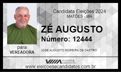 Candidato ZÉ AUGUSTO 2024 - MATÕES - Eleições