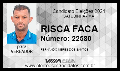 Candidato RISCA FACA 2024 - SATUBINHA - Eleições