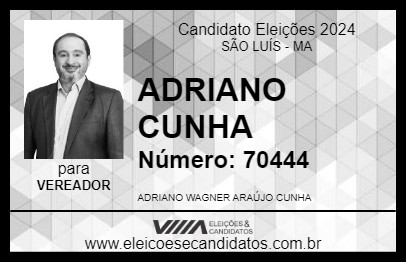 Candidato ADRIANO CUNHA 2024 - SÃO LUÍS - Eleições