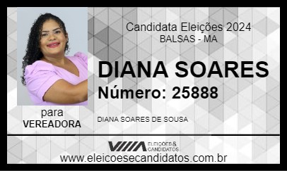 Candidato DIANA SOARES 2024 - BALSAS - Eleições