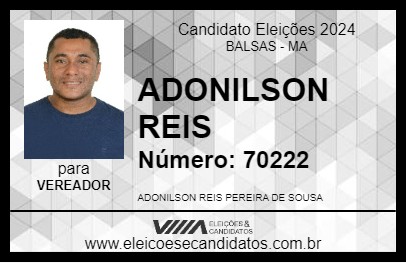 Candidato ADONILSON REIS 2024 - BALSAS - Eleições