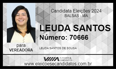 Candidato LEUDA SANTOS 2024 - BALSAS - Eleições