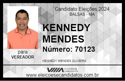 Candidato KENNEDY MENDES 2024 - BALSAS - Eleições