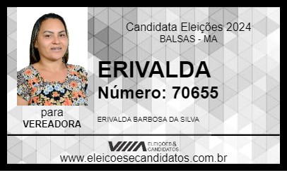 Candidato ERIVALDA 2024 - BALSAS - Eleições