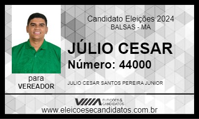 Candidato JÚLIO CESAR 2024 - BALSAS - Eleições