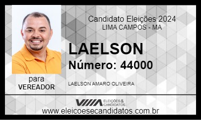 Candidato LAELSON 2024 - LIMA CAMPOS - Eleições