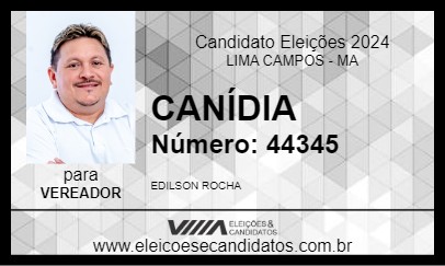 Candidato CANÍDIA 2024 - LIMA CAMPOS - Eleições