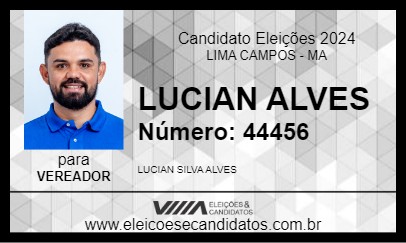 Candidato LUCIAN ALVES 2024 - LIMA CAMPOS - Eleições