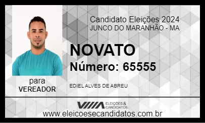 Candidato NOVATO 2024 - JUNCO DO MARANHÃO - Eleições