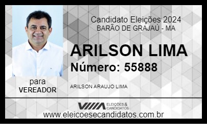 Candidato ARILSON LIMA 2024 - BARÃO DE GRAJAÚ - Eleições