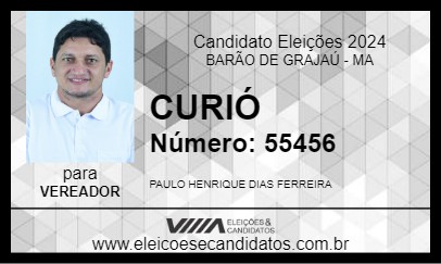 Candidato CURIÓ 2024 - BARÃO DE GRAJAÚ - Eleições