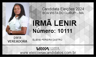 Candidato IRMÃ LENIR 2024 - BOA VISTA DO GURUPI - Eleições