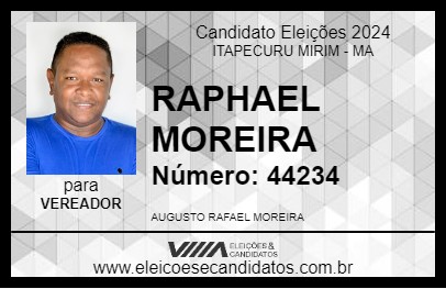 Candidato RAPHAEL MOREIRA 2024 - ITAPECURU MIRIM - Eleições