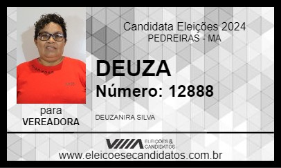 Candidato DEUZA 2024 - PEDREIRAS - Eleições