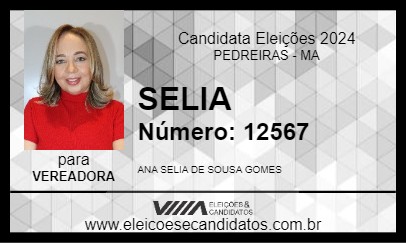 Candidato SELIA 2024 - PEDREIRAS - Eleições