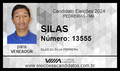 Candidato SILAS 2024 - PEDREIRAS - Eleições